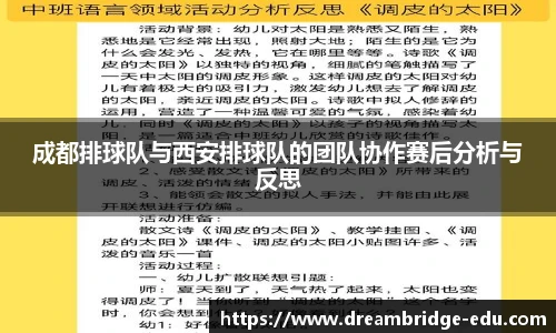 成都排球队与西安排球队的团队协作赛后分析与反思